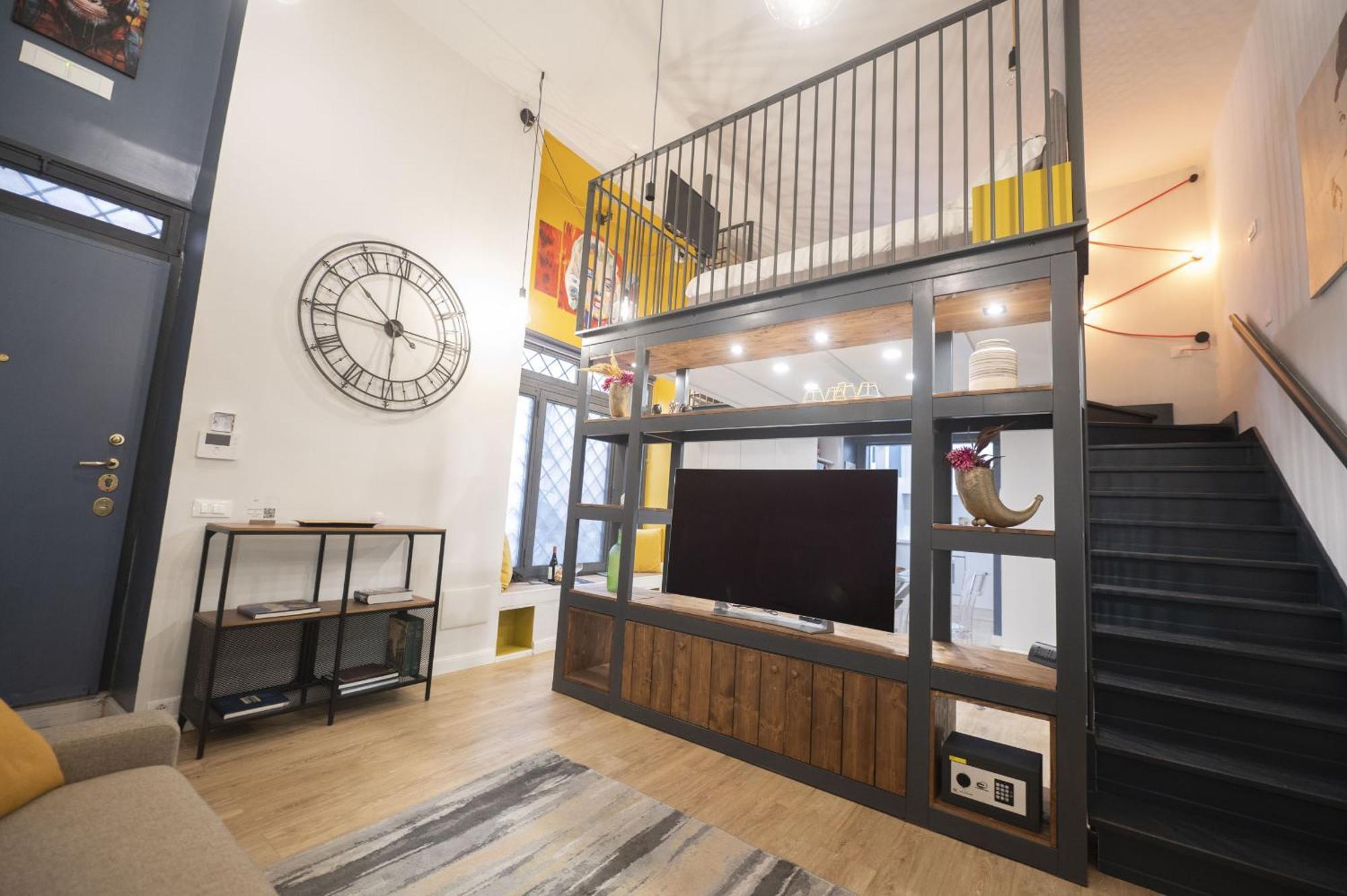 Apartamento Design And Colorful Loft Near Pamphili *
